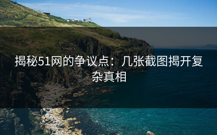 揭秘51网的争议点：几张截图揭开复杂真相